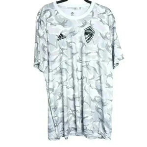 NWT Adidas Colorado Rapids FC Mens  2XL Camo Pre-Match Top